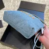 10A Fashion Mini Denim sac à main Sac de magasinage Femme Femme Luxury Sac à bandoulière Gold Classic Pendant Capace Sac crossbody Camellia Design Orbt