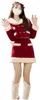 Abiti da lavoro Scapa da giacca da colletto natale navigabile set a due pezzi Women College Sweet Splicing Slim Slim Festival Caldo Inverno