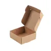 3 -stcs Geschenkomschakeling 30 stcs Zwart/Wit/Kraft Verpakking Earring Jowery Paper Box Gift Cardboard Box Sieraden Display Opslag Pakbox