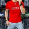 New 2024 Designer men's T-shirt black and white Stripe brand Slim casual shirt street same style Luxuriou men's and women's top quality T-shirt Asian Size M-5XL