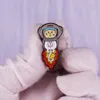 Astronaut Cat Enamel Pin Cats Space Brooch Cute Cartoon Animal Kitty Badge Astronomy Jewelry Gift