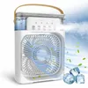 Ventilateur 3-en-1 portable Ménage de la maison Small Air plus refroidisseur LED LED HUMIDIFICATEUR Air Climatiseur Ventilateur ménage Direct 240425