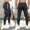 Men's Pants Mens Cargo Pants Jogging Sports Pants Fashion Mens Clothing Gym Running Training Elastic Pants Fitness TrousersL2405