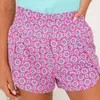 Pantalon féminin High Taies Shorts actifs Sports Running Gym Summer Trendy Elastic Short Floral Casual Floral Print