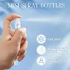 Förvaringsflaskor 5st 2 ml - 10 ml mini återfyllningsbar prov parfymglasflaska rese tom spray atomer kosmetisk förpackning behållare