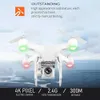 Drones RC Drone FPV Four Hélicoptère équipé de Caméra ESC 4K Haute définition Professionnel PHOTOGRAPHIE AERINE DE LA LONGE DÉVÉROLLÉ D240509