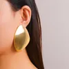 Stud Earrings Ingemark Exaggerated Big Irregular Metal For Women Trend 2024 Classic Gold Color Pierced Earring Steampunk Jewelry