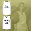 Custom Nay Mens Youth/Kids Colin Kaepernick 34 John H. Pitman High School Pride White Basketball Jersey 1 top cucitura S-6xl