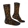 Chaussettes masculines Cheetah Fur Leopard Imprimé unisexe Bonnet Randonnée hivernale Happy Street Style Crazy