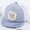 Novo desenho animado de outono de verão Animal Animal Ball Cap Baby Fashion SunHat Travel Baseball Baseball Hat Baseball