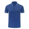 Herrpolos mode affärspolo t-shirt herrar poloshirt högkvalitativ halsringning camisetas para hombres q240509