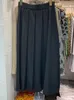 Gonne Xgoth High Waist Long Skirt Temperamento di Basic Basic Coffee Color Skinny A-Line Female Elegante vestito vintage preppy