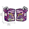 Unregelmäßige einzigartige Formverpackung Mylar -Beutel 3,5 g Milchkekse 420 Rauch Special Stanze geschnitten geformte Taschen Reißverschluss Plastikhülle für trockene Kräuterblume