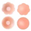 PAD 12pcs Tampa do mamilo de silicone reutilizável para peitos de seios femininos levantando adesivos de sutiã invisível adesivo de peito q240509