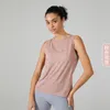 Active Shirts QieLe Hollow Back Sport Vest For Women Sleeveless Loose Thin Long Waist Workout Shirt Yoga Tank Tops