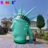 Groothandel 20ft Giant opblaasbaar standbeeld van Liberty Head Ballon Man Sculpture voor advertentie en decoratie