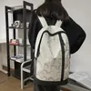 Рюкзак Мужчин большой емкость Mochila ноутбук нейлон водонепроницаемый школьник для школьной сумки для школьной девочки Bagpack Black