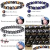 Beaded Magnetic Hematite Therapy Beads Bracelet Men Women Healing Energy Natural Stone Adjustable Tiger Eye Drop Delivery Je Dhgarden Dhuav