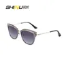 Solglasögon Shinu Womens Retro Vintage Designer Aluminium Fashion Brand Oculos de Sol Q240509