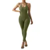 Jumps à sauts sans manches sexy Femmes Bodycon Onepiece Square Necl