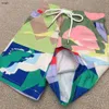 Merk baby zwempak kleur splitsen kinderen strandbroek zomer kind zwembroek maat 100-150 cm kinderdesigner kleding jongens zwembroek 24Mays 24May