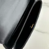Liten klaffväska med handtag lammskinn crossbody väskor designer handväska lyx kedjepåse mode 10a spegel 1: 1 kvalitet 22 cm väska med presentförpackning set wc448
