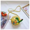 2024 Cartoon Dinosaur Crossbodybody New Children's's Fashionable Boys and Girls Zero Wallet Accessoires de maternelle Sac 78% Factory Wholesale