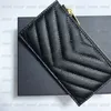 high quality Genuine Leather Purse card holder wallet Men famous Women's Holders Luxurys designer fashion Coin Nylon Lambskin men 2166