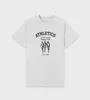 T-shirt à manches courtes riches sportives d'été White New York Coton Sports Sports Club Casual Femmes polyvalentes Polos Tshirts d'été