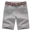 Mäns shorts 2024 Summer Golf Capris Mens Casual Shorts Elastic Youth Thin Pure Cotton Pants J240510