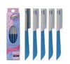 5 PCSBOX RACK KANT Rostfritt stål ansiktsögonbryn Razor Trimmer Shaper Shaver Blad Knife Hair Remover Tinkle6159174