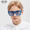 Güneş gözlüğü yeni marka Harko Square Glasses Kişiselleştirilmiş Kedi Göz Renk UV400 Kadınlar İçin Uygun Q240509