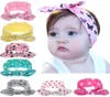 Girl Baby Wave Point Cotton Turban Unicorn Horn Headband Head Wrap Ed Knot Soft Hair Band pannband headwrap 8styles RR5723097