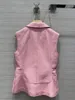 Women's Leather Quality Control Vest Fashionable Sweet And Elegant Waist Closing Slim Fit Sheepskin