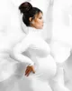 Moderskapsklänningar moderskapslång ärmklänningar för fotografering veckad blouson midi klänning kvinnor fest fotografering gravida baby shower kläder T240509