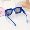 Lunettes de soleil 3-12 NOUVEAU PLAZA BARCHS ET GRIMENTS Y2K Retro Design Shadow Colon Color Goggles Childrens Glasses Q240410