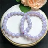 Link Bracelets Natural Albite Jadeite Bracelet Crystal Gemstone Fashion Healing Chakra Stress Relief Reiki Yoga Energy 1pcs 9/10/11MM