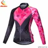 Chemise de cyclisme à manches longues pour femmes Lady Lightweight Sport Riding Vêtements Mountain Mtb Vêtements de vélo de vélo de vélo de vélo 240426