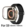 Hoge kwaliteit voor Apple Watch Case Ultra Series 9 45mm 49mm Iwatch Marine Riem Smart Watch draadloze oplaadriembox Beschermende cover Case