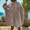 Blouses pour femmes chemises de crème solaire à revers lâche à semelles mono-semelles