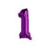 Party Decoration Giant Pink Rose Number Balloons Mylar Foil Large 10 11 16 30 40 50 60 Helium Balloon Birthday Girls Gift