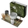 Japanse Matcha -pakken met dumpen van de mond met kom met keramische eierklopper matcha thee lepel maccha poeder compacte geschenkdoos 240510