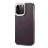 Para iPhone15 Promax Protective Case de proteção magnética forte lichchee padrão de telefone eletroplatado para Apple14 iPhone13 Anti-Fall Antifingerprint