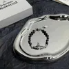 Versão alta selecionada Westwood New Black Agate Diamond Saturn Bracelet Edição Motor de luxo da moda e lote natural