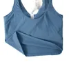 Ll alinhamento alinhado top u bra yoga roupas femininas camiseta de verão sólida tops sexy tops sem mangas colete 17 cores 92