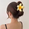 Clip di artigli di capelli di fiori, peli di fiori hawaiani clip artigli per donne sottili capelli ricci spessi, clip mascella di presa forte degli anni '90, accessori per capelli per donne 2405096