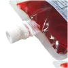 Outros bebidas bebidas de bebida de contêiner barra vampiro de sangue adereços de bebida zumbi sacos bolsas de comida para a classe de água PVC Drop Drop Delivery home dhg6c