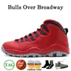 Jump Man 10 10s heren basketbalschoenen 10e verjaardag Seattle Steel Cement Tinker Bulls over Broadway Orlando Light Huarache Sports Trainers