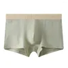 Men de cale de couleurs masculines Coton Coton confortable Boxer doux Brief