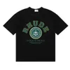 Heren T -shirt Rhude strandbroeken Shorts Designer shirt Pure Cotton Tees Street Fashion Casual Couple Matching Short Sheeves